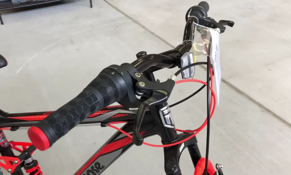 best full suspension mountain bike under $500 Mongoose Status 2.2 rim brakes