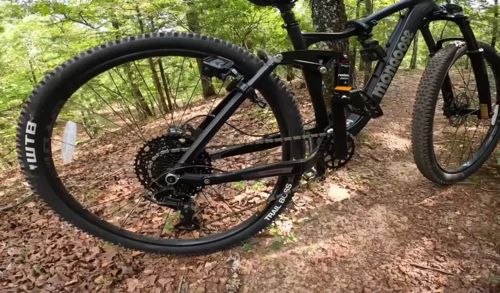 best full suspension mountain bikes under $1000 Mongoose Salvo Sport hub